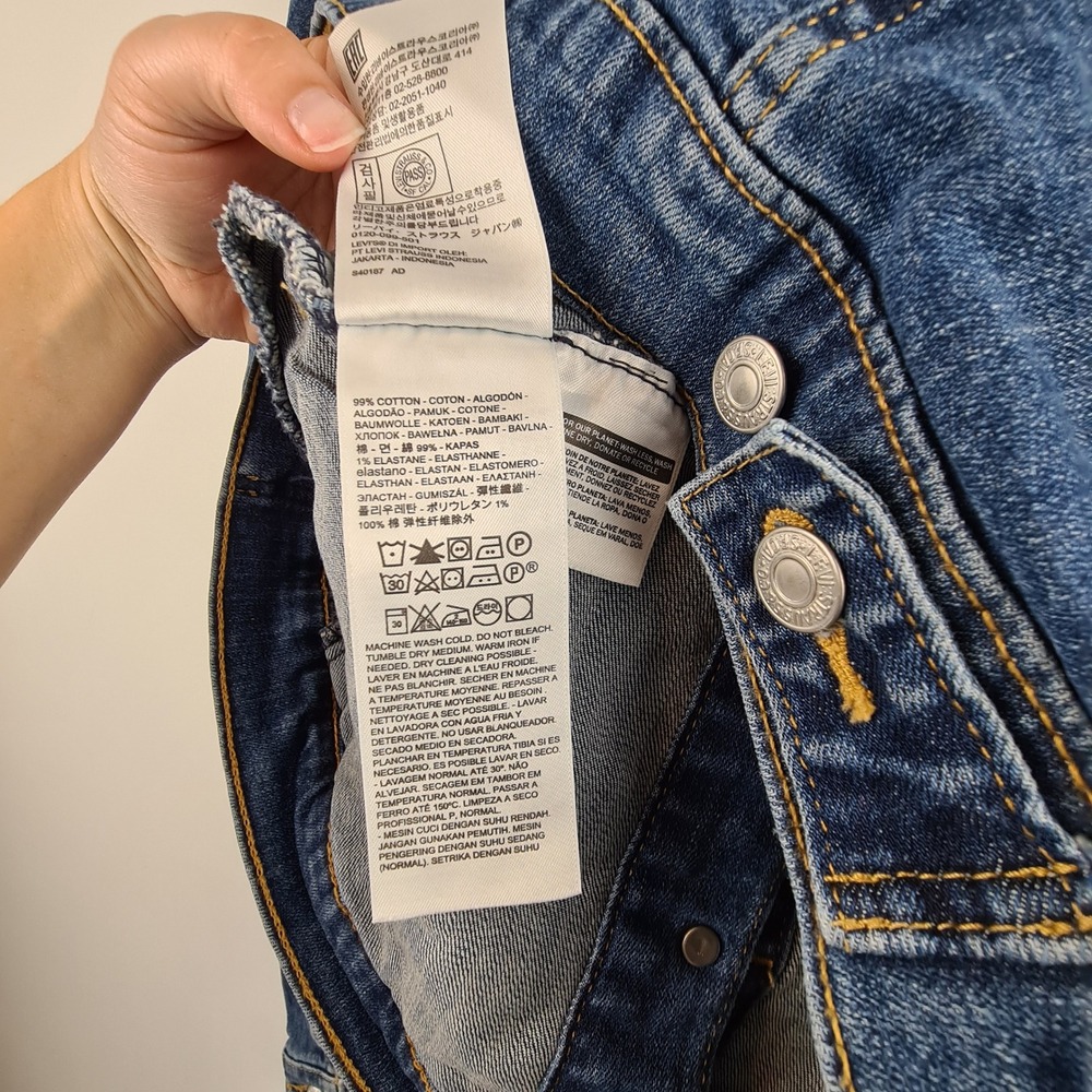 Levi's Blue Denim Jean Jacket - Picture 6 of 7